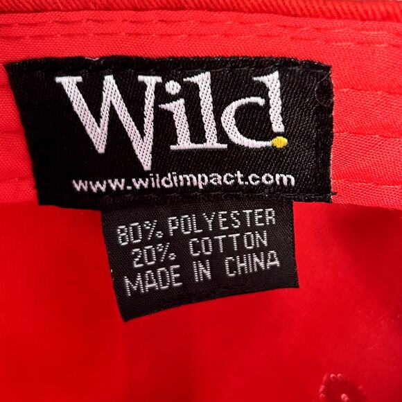 Milwaukee Hat Red with hook and loop closure - Picture 3 of 4